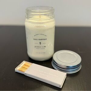 Antique Candle Co. Fall Harvest Candle with Matches